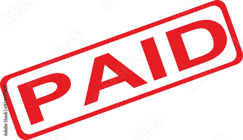 Paid stamp