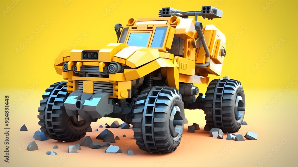 Off-Road Vehicle Robot 3d Off-Road Vehicle Robot 3d