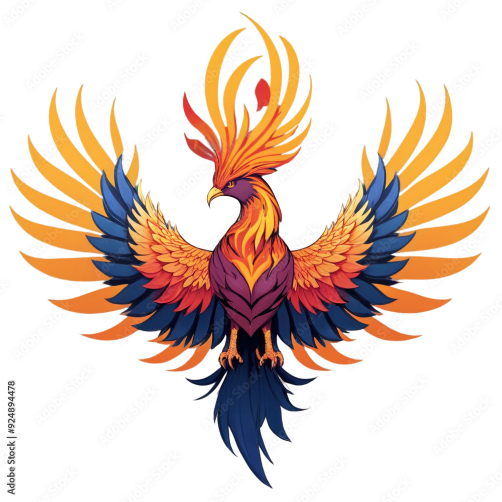 Fototapeta premium red and yellow wings