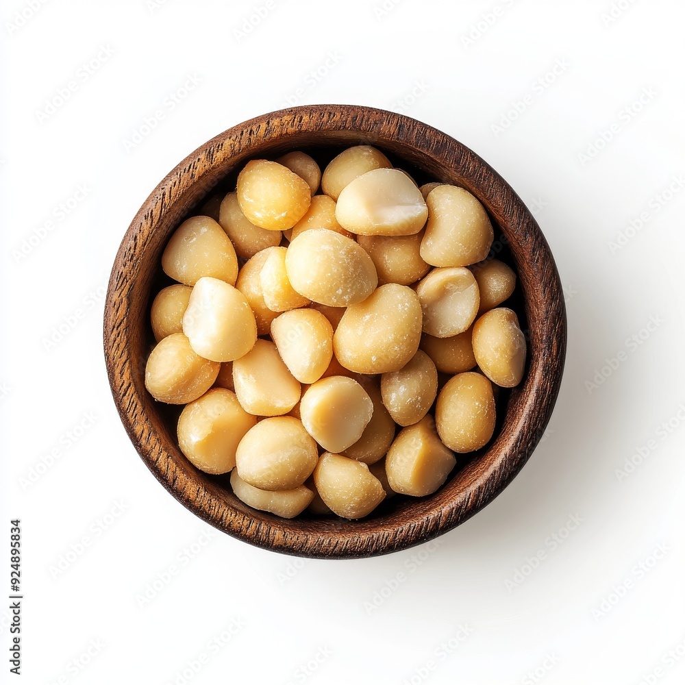 In a transparent background is a pile of shelled peanuts and groundnuts In a transparent background is a pile of shelled peanuts and groundnuts