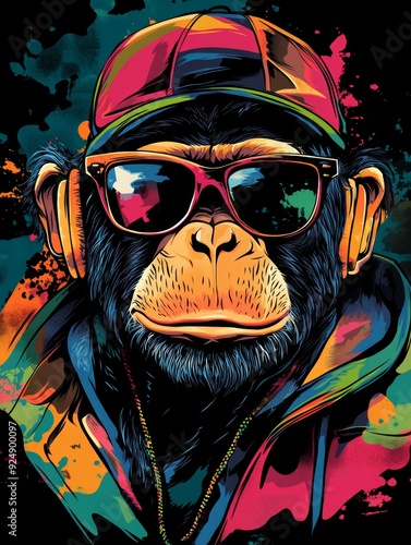 Streetwise Ape. Graffiti Vibes