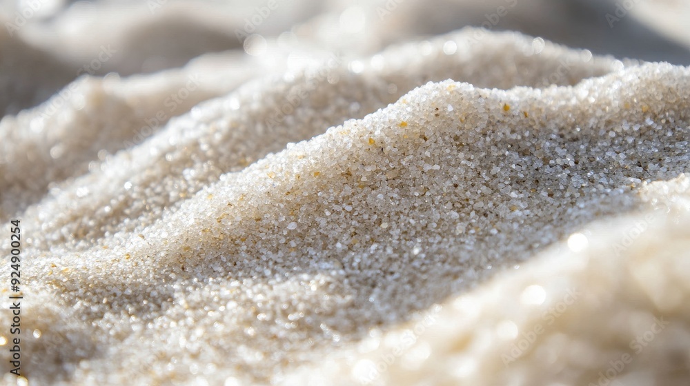 Sunlight reflecting on tiny grains of sand forming small ridges Sunlight reflecting on tiny grains of sand forming small ridges