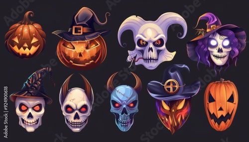 Halloween Masks and Props 