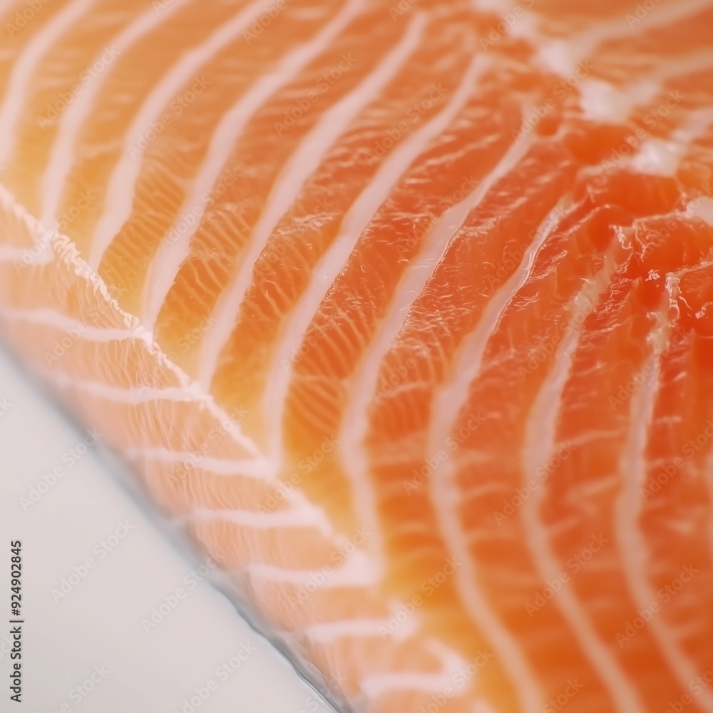 Raw salmon and steak fillet fresh seafood closeup isolated on white Raw salmon and steak fillet fresh seafood closeup isolated on white
