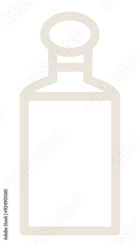 Beige linear icons representing spa beauty services, relax, skincare and wellness. Beauty services