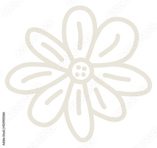 Beige linear icons representing spa beauty services, relax, skincare and wellness. Beauty services