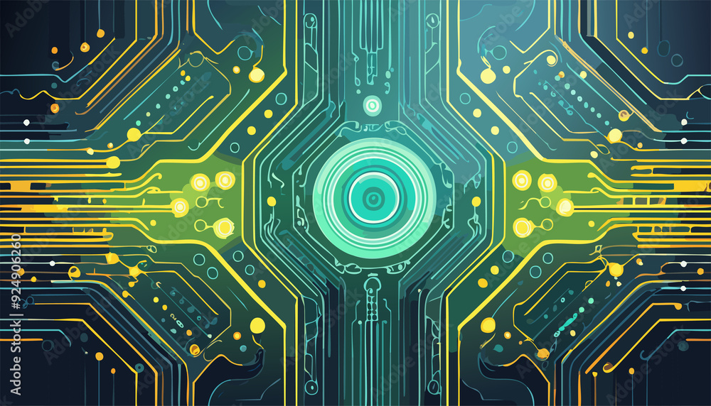 Futuristic Tech Circuit Patterns Futuristic Tech Circuit Patterns