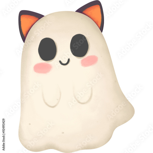 Ghost illustrations Clipart png file  photo