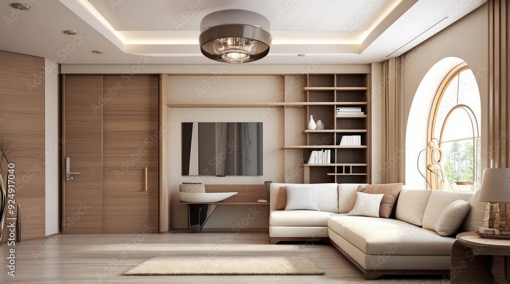 Fototapeta premium 3D Rendering, 3D Illustration of a suitcase with summer goods on a yellow backdrop