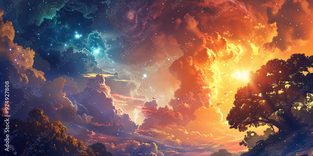 The New Heaven and New Earth: The Renewal of Creation - Visualize a scene of beauty and splendor as God creates a new heaven and a new earth, free from sin and suffering The New Heaven and New Earth: The Renewal of Creation - Visualize a scene of beauty and splendor as God creates a new heaven and a new earth, free from sin and suffering