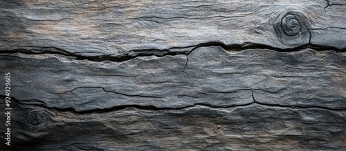 Natural Aged Gray Wood Text...