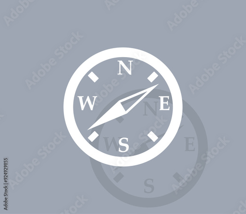 Free Download Vector icon of white color with shadow on gray background - GFXLoad