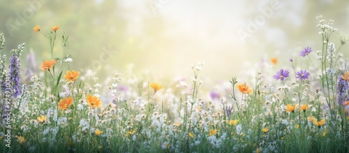 Summer backdrop featuring w...