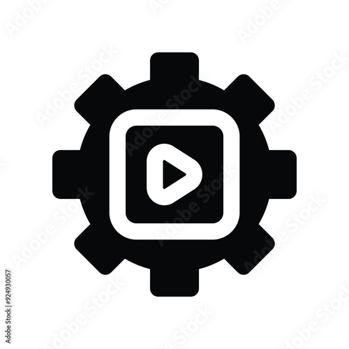 content management icon. vector glyph icon for your website, mobile, presentation, and logo design.