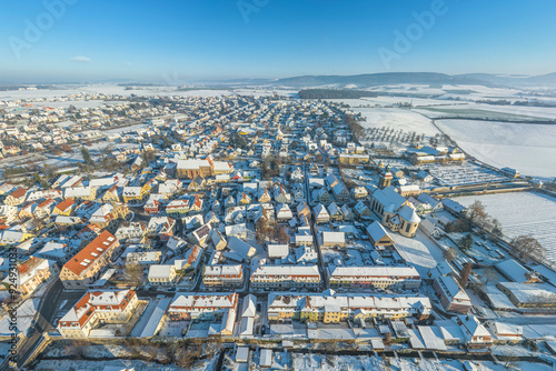 Winter in Ellingen bei Weißenburg in Mittelfranken photo