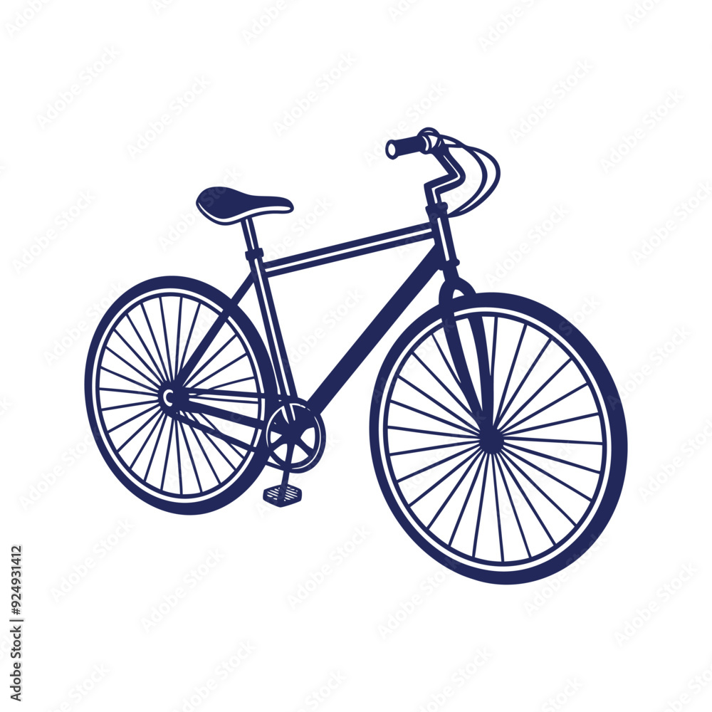 bicycle silhouettes Clip art isolated vector illustration on white background bicycle silhouettes Clip art isolated vector illustration on white background