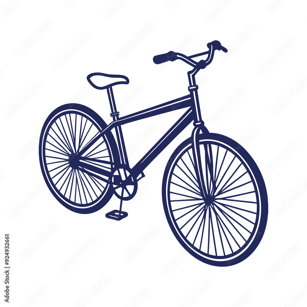 bicycle silhouettes Clip art isolated vector illustration on white background bicycle silhouettes Clip art isolated vector illustration on white background