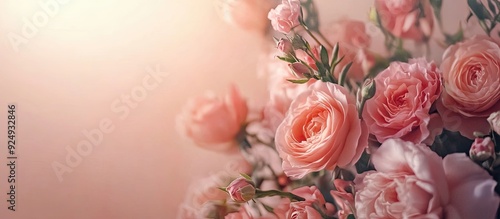 Close up of a bouquet of lo...