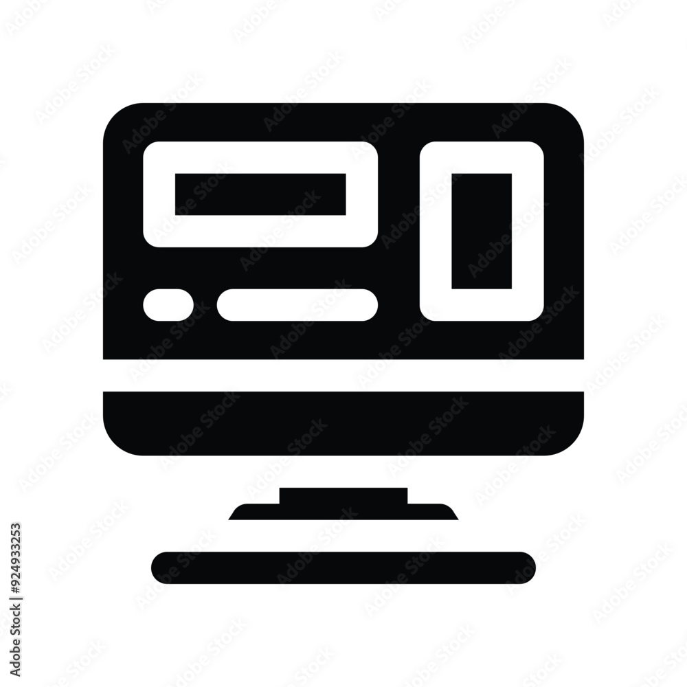 web design icon. vector glyph icon for your website, mobile, presentation, and logo design. web design icon. vector glyph icon for your website, mobile, presentation, and logo design.