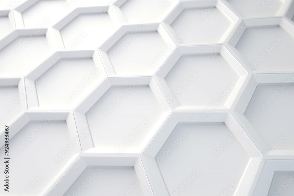 Abstract white hexagons pattern background for design.Hi-tech science and research concept innovation. Abstract white hexagons pattern background for design.Hi-tech science and research concept innovation.