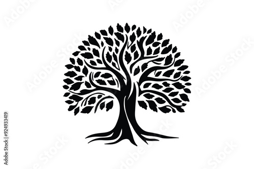 Tree Silhouette illustration Vector design