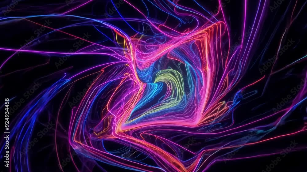 Abstract Glow of Fiber Optics Abstract Glow of Fiber Optics