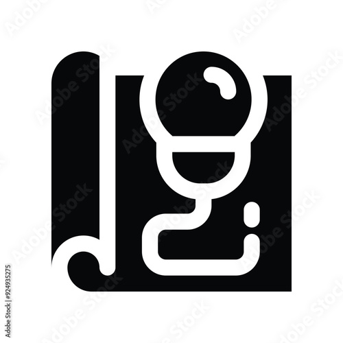 prototyping icon. vector glyph icon for your website, mobile, presentation, and logo design.