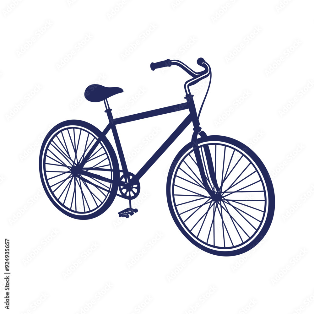 bicycle silhouettes Clip art isolated vector illustration on white background bicycle silhouettes Clip art isolated vector illustration on white background