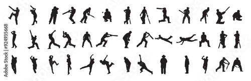 Cricket logo design vector.