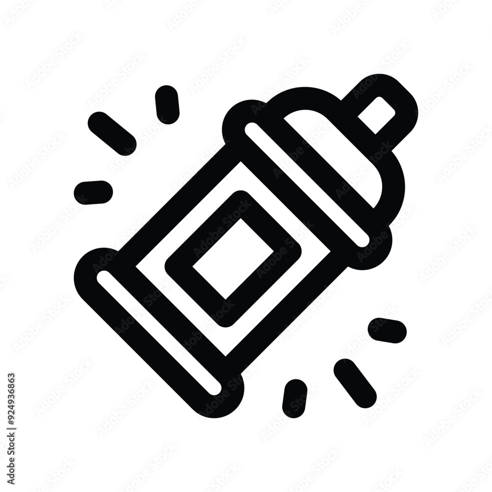 spray icon. vector line icon for your website, mobile, presentation, and logo design. spray icon. vector line icon for your website, mobile, presentation, and logo design.