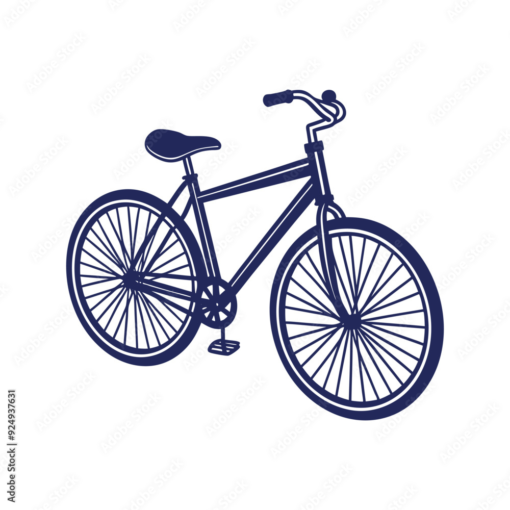 bicycle silhouettes Clip art isolated vector illustration on white background bicycle silhouettes Clip art isolated vector illustration on white background