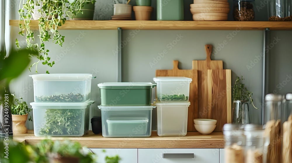Innovative Zero-Waste Kitchen Design with Reusable Eco-Friendly Containers Innovative Zero-Waste Kitchen Design with Reusable Eco-Friendly Containers
