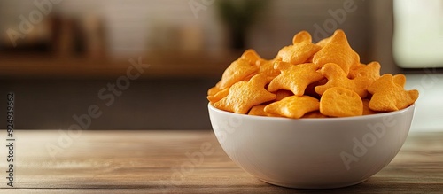 Tasty goldfish crackers in ...
