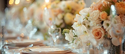 Wedding Table Arrangement w...