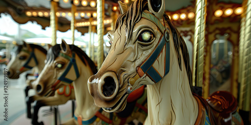 The Haunted Carousel: A Spine-Chilling Ride into the Unknown - Picture a carousel at a carnival, but instead of cheerful music, eerie tunes play as the horses gallop up and down