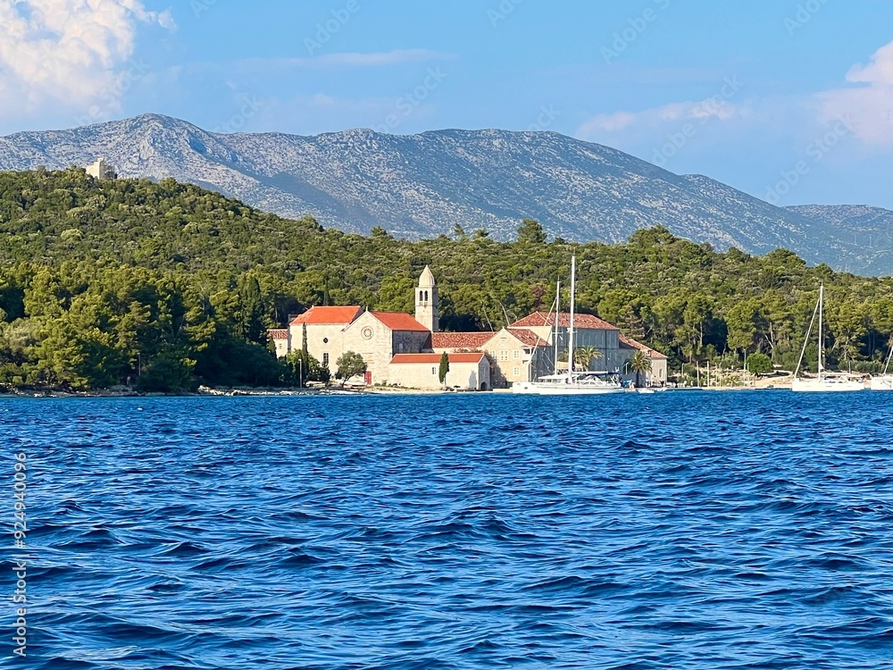 Franciscan Monastery on the island of Badija, Croatia Franciscan Monastery on the island of Badija, Croatia