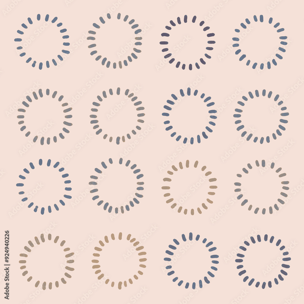 点で囲った丸の背景画像イラスト4 点で囲った丸の背景画像イラスト4