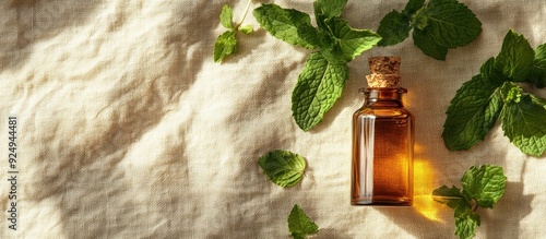 Organic mint essential oil ...
