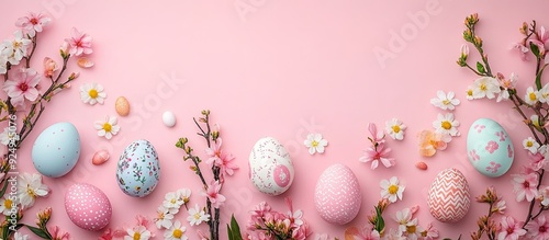 Happy Easter Easter flat la...