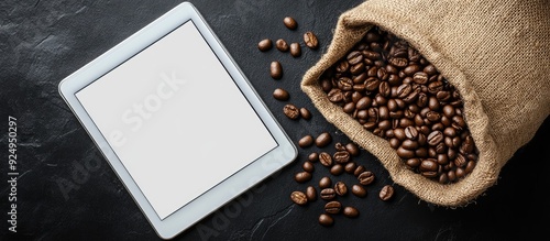 Tablet computer with a blan...