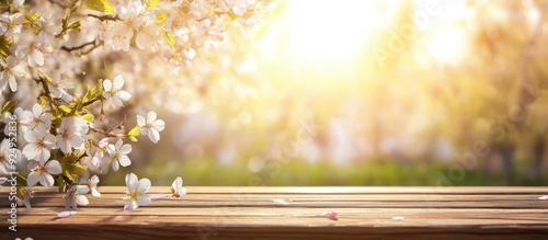 Flowers of spring trees. wi...