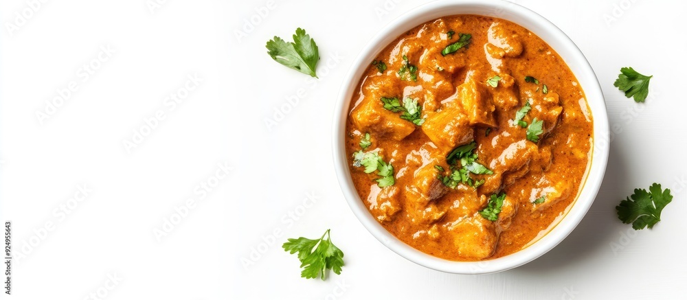 Jackfruit Curry or Gravy Isolated on a White Background with Copyspace Jackfruit Curry or Gravy Isolated on a White Background with Copyspace