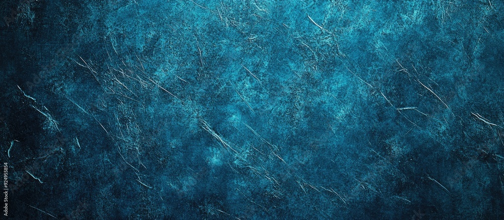 Obraz premium Blue Scratched Texture Backdrop. with copy space image. Place for adding text or design