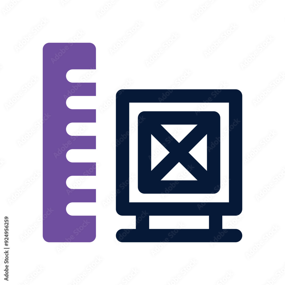 measure icon. vector dual tone icon for your website, mobile, presentation, and logo design. measure icon. vector dual tone icon for your website, mobile, presentation, and logo design.