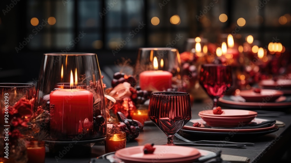 candles on the table candles on the table
