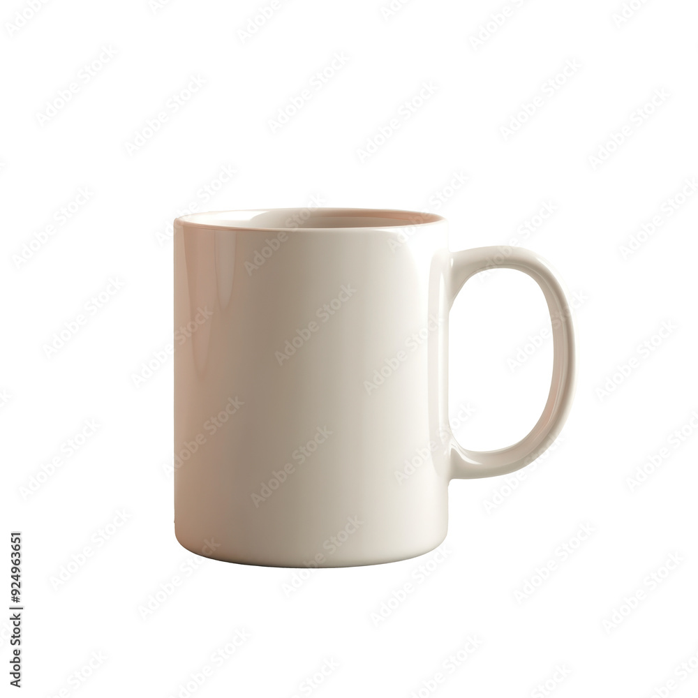 Simple White Ceramic Mug on Transparent Background - High Quality Product Photography for Kitchenware Marketing and Minimalist Home Decor Simple White Ceramic Mug on Transparent Background - High Quality Product Photography for Kitchenware Marketing and Minimalist Home Decor