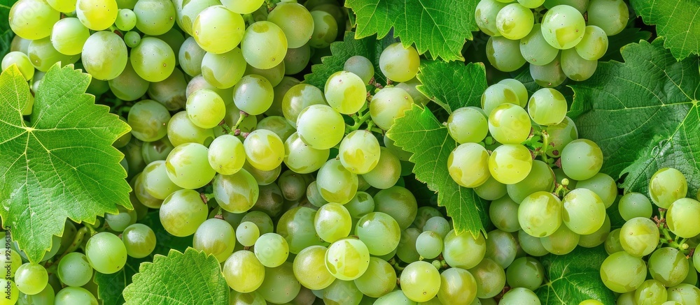 muscat green white background. with copy space image. Place for adding text or design muscat green white background. with copy space image. Place for adding text or design