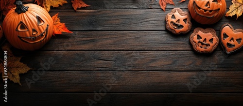 Homemade decorated Hallowee...
