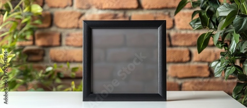 Black cardboard photo frame...