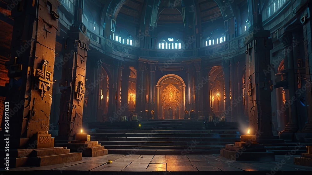 Obraz premium inside the church